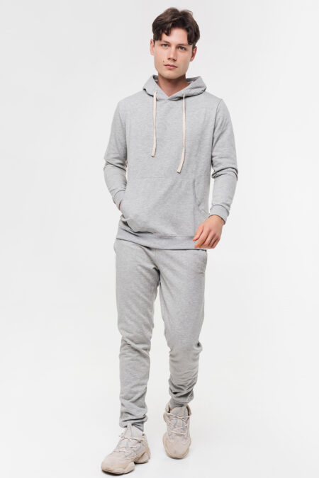 Фото 1. Домашній костюм з начосом Light Gray. Купити в mooimi Україна