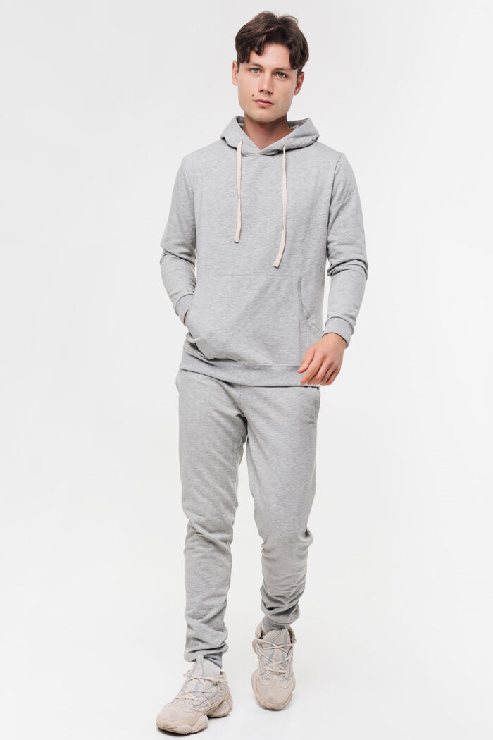 Домашній костюм з начосом Light Gray Фото 1. Домашній костюм з начосом Light Gray. Купити в mooimi Україна