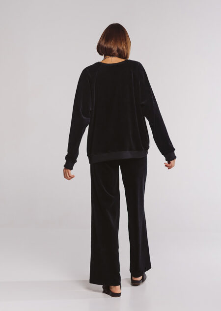 Фото 2. Жіночий домашній костюм Velour Black. Купити в mooimi Україна