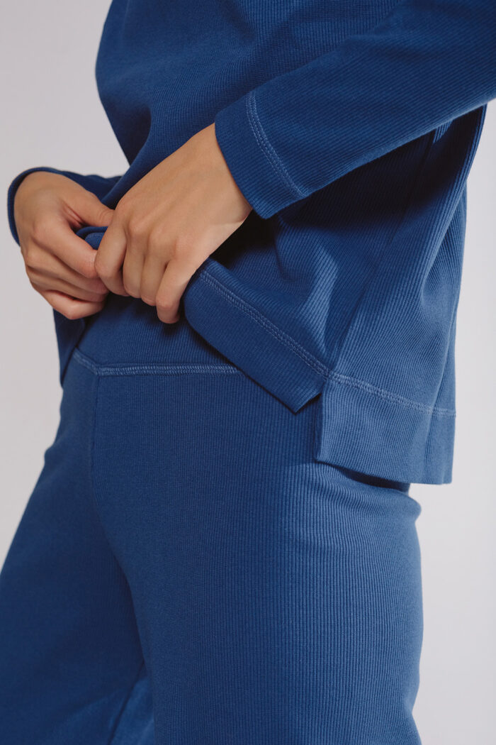 Піжамний комплект Ribbing Blue Фото 5. Піжамний комплект Ribbing Blue. Купити в mooimi Україна