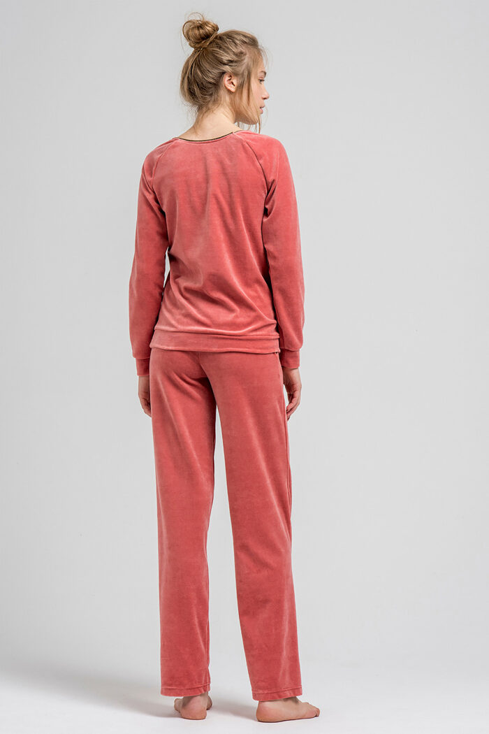 Піжамний комплект Velour Pink Фото 2. Піжамний комплект Velour Pink. Купити в mooimi Україна