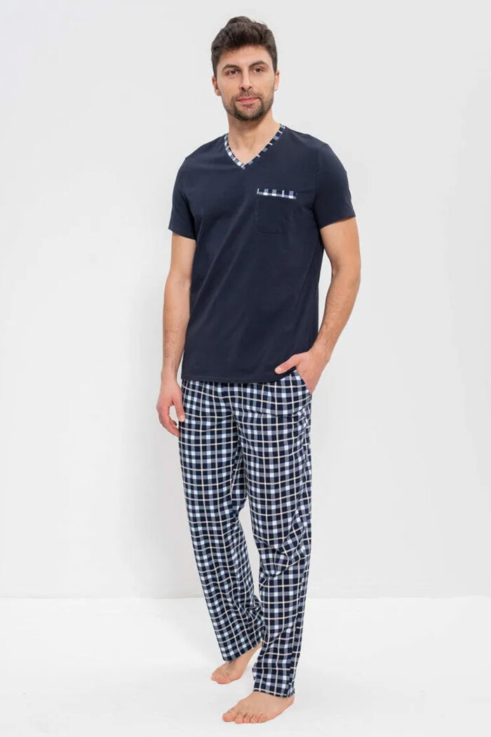 pajama-set-blue-cleo-1.jpg Фото 1 Пижама мужская Blue Cleo, купить в mooimi